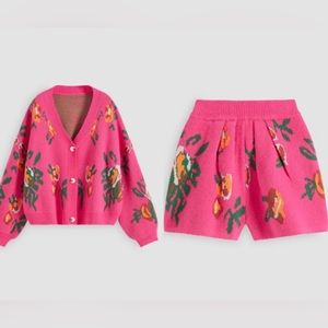 💕Pink Floral Pattern Set🌸